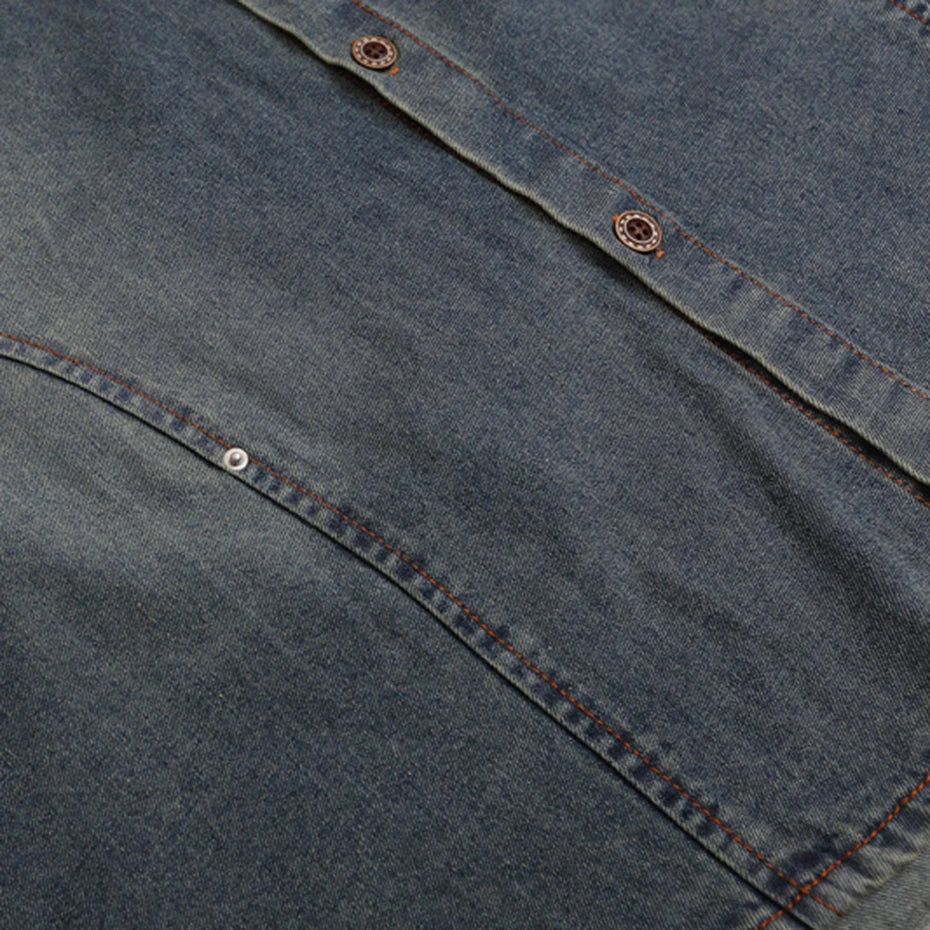 Chemise en Jean Oversize - ジーン - Image 4