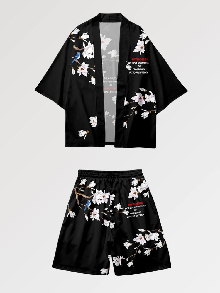 Ensemble de Kimono 'White Sakura' - Image 2
