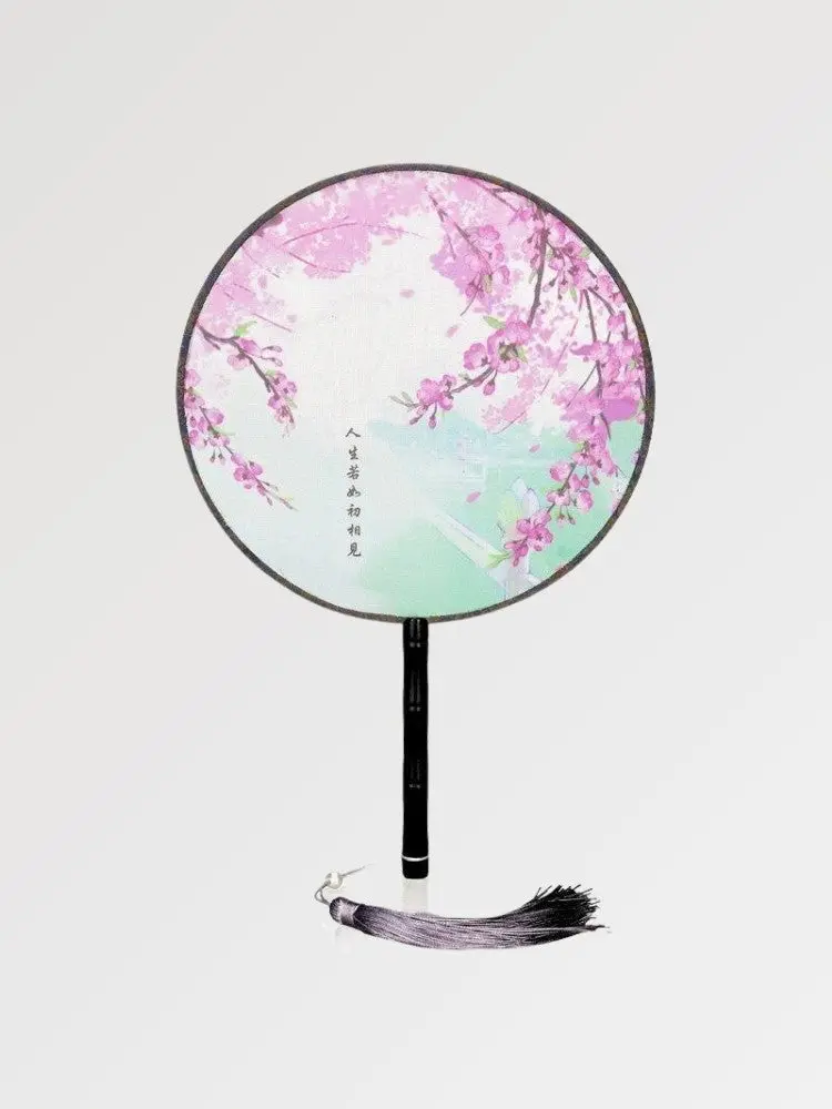 Éventail Japonais Rond Sakura 'Tahara' - Image 3