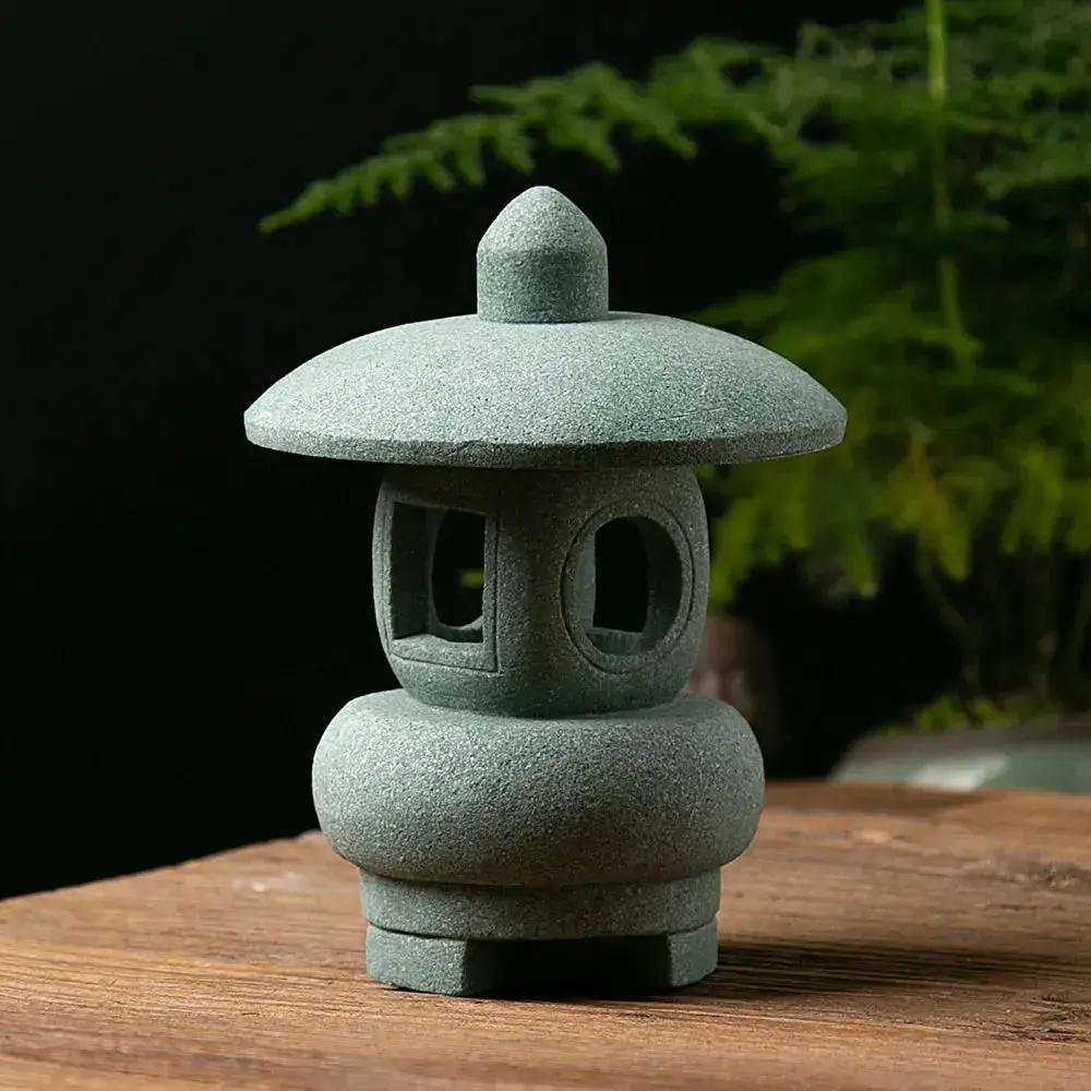 Lanterne japonaise de jardin en pierre 'Yiko' - Image 3