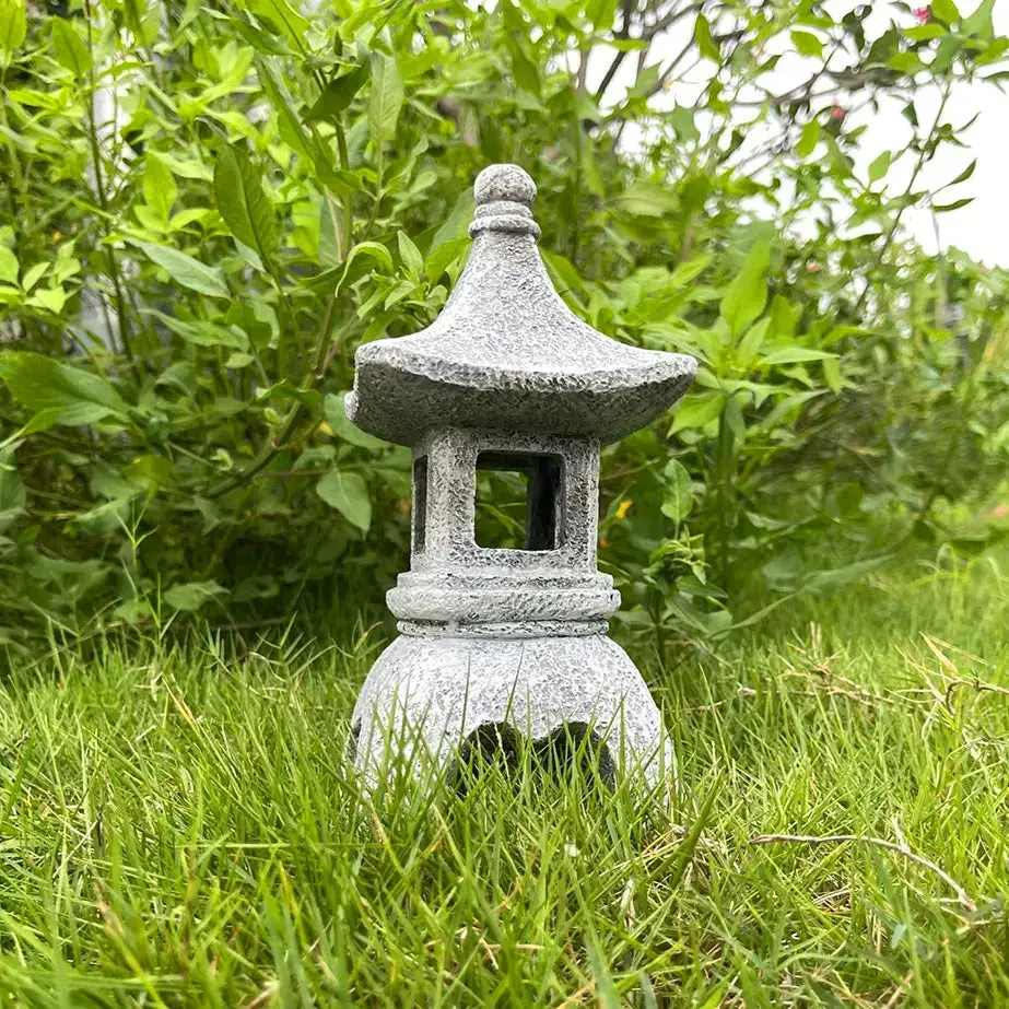 Lanterne japonaise de jardin zen 'Kuroishi' - Image 2