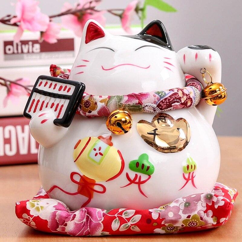 Maneki Neko Traditionnel 'Fengshui Cat' - Image 2