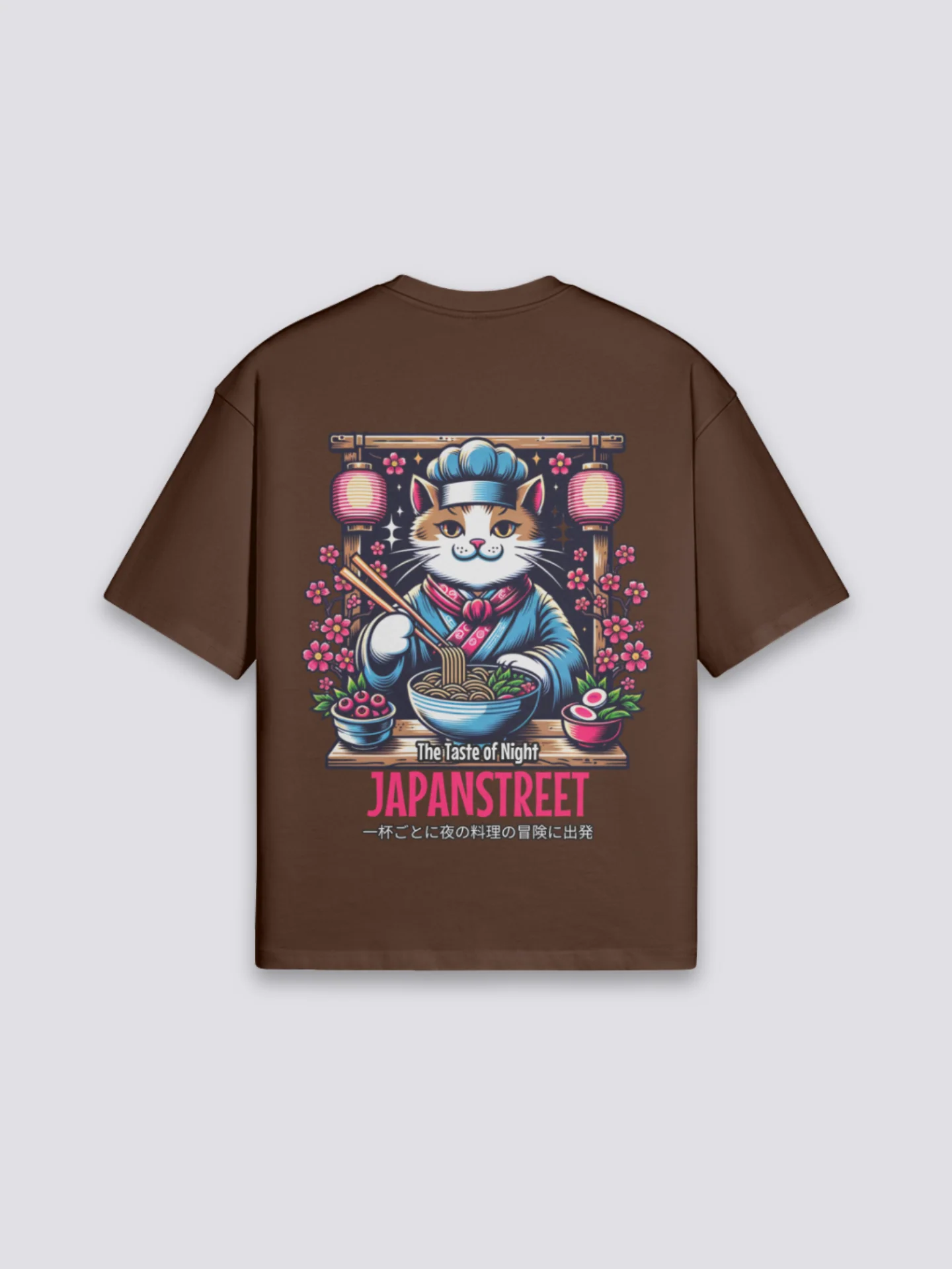 T-Shirt Chat Japonais - ねこ - Image 2