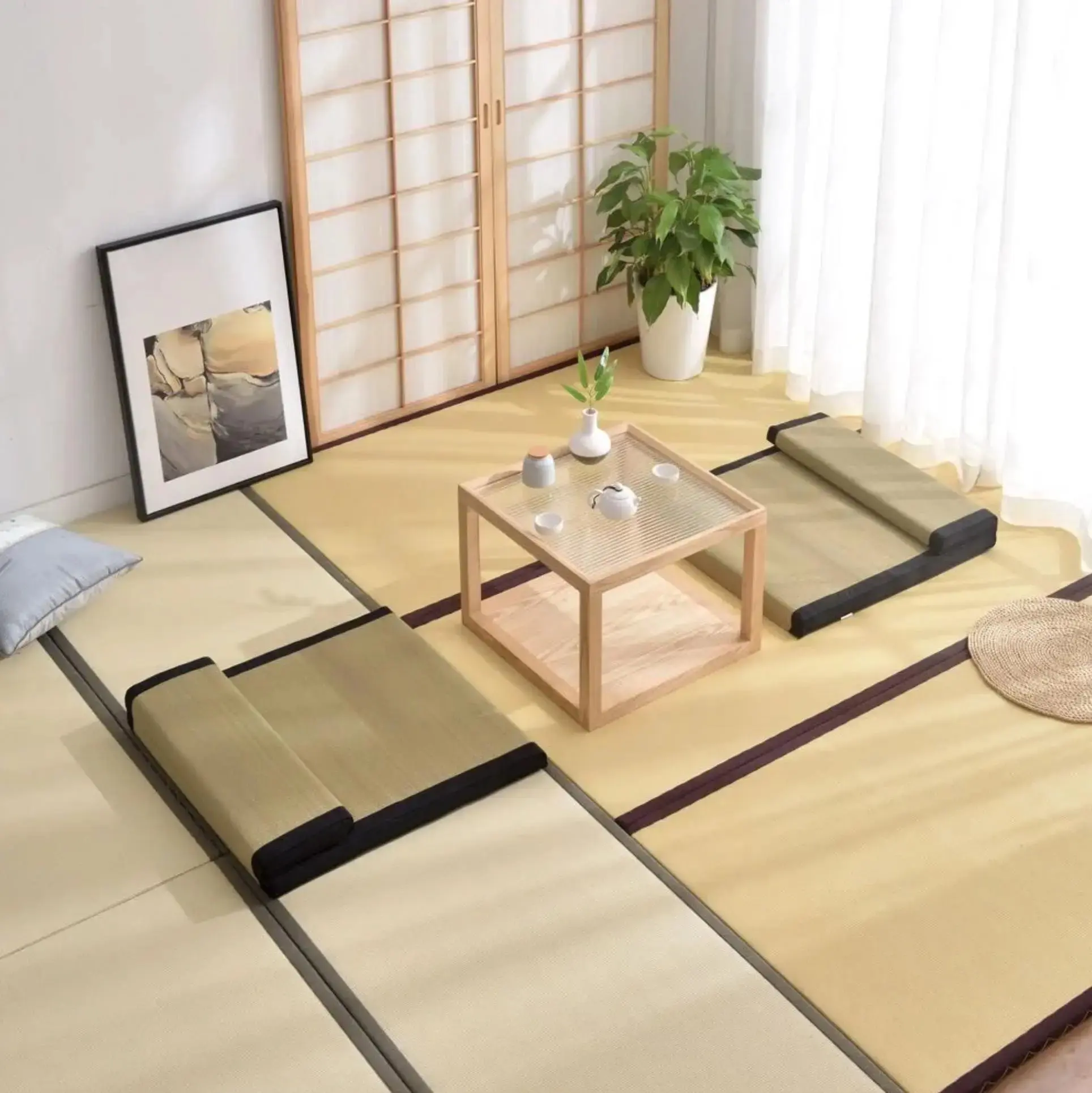 Zabuton en tatami carré 'Ebina' - Image 2